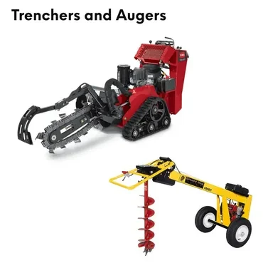 Trenchers and Augers